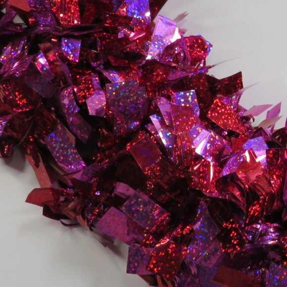 Valentine’s Day (2) Tinsel Wreath Set - Red Heart with Arrow & Pink/Red Heart - Picture 5 of 6